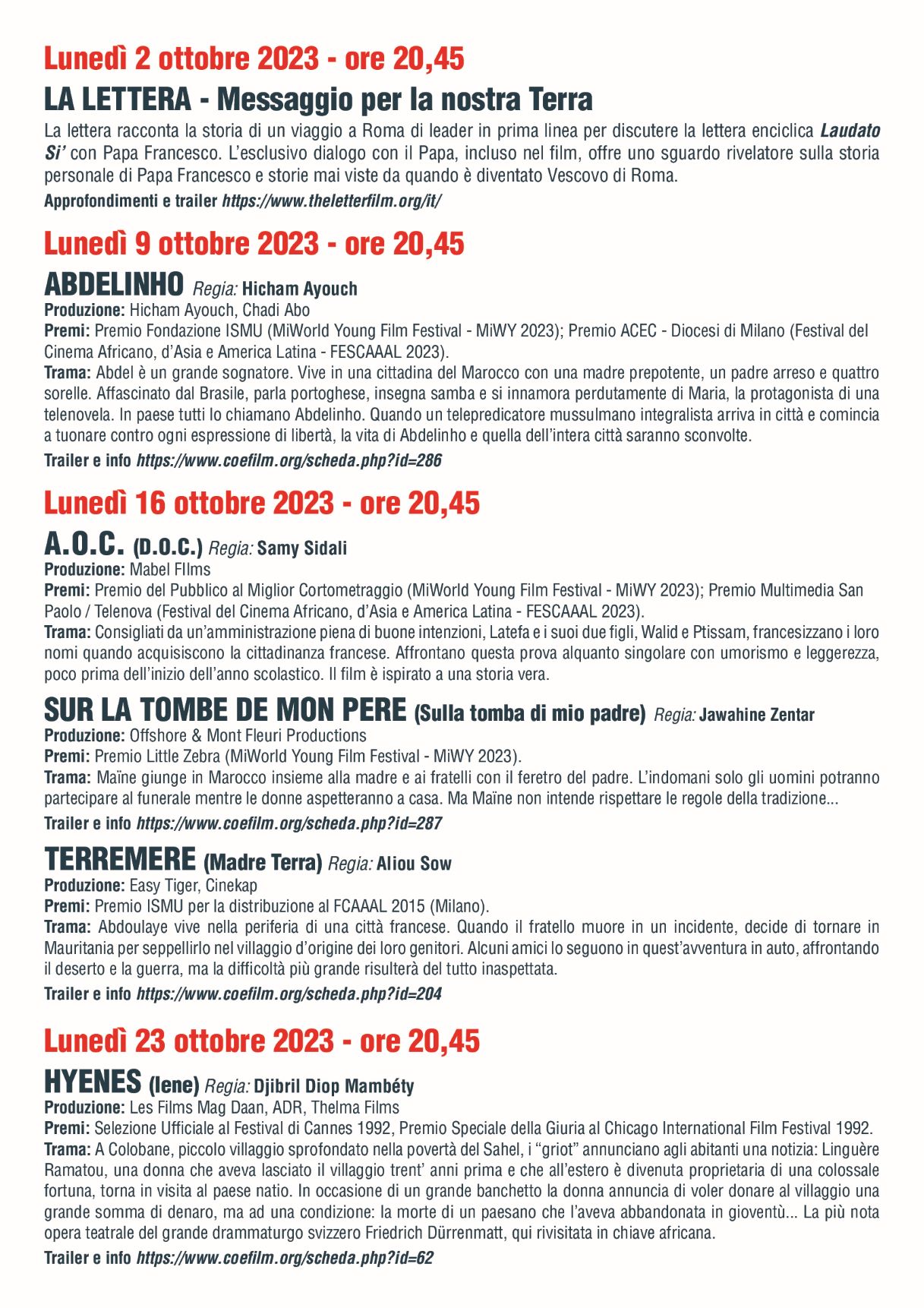 Cinema Africa 2023Brid