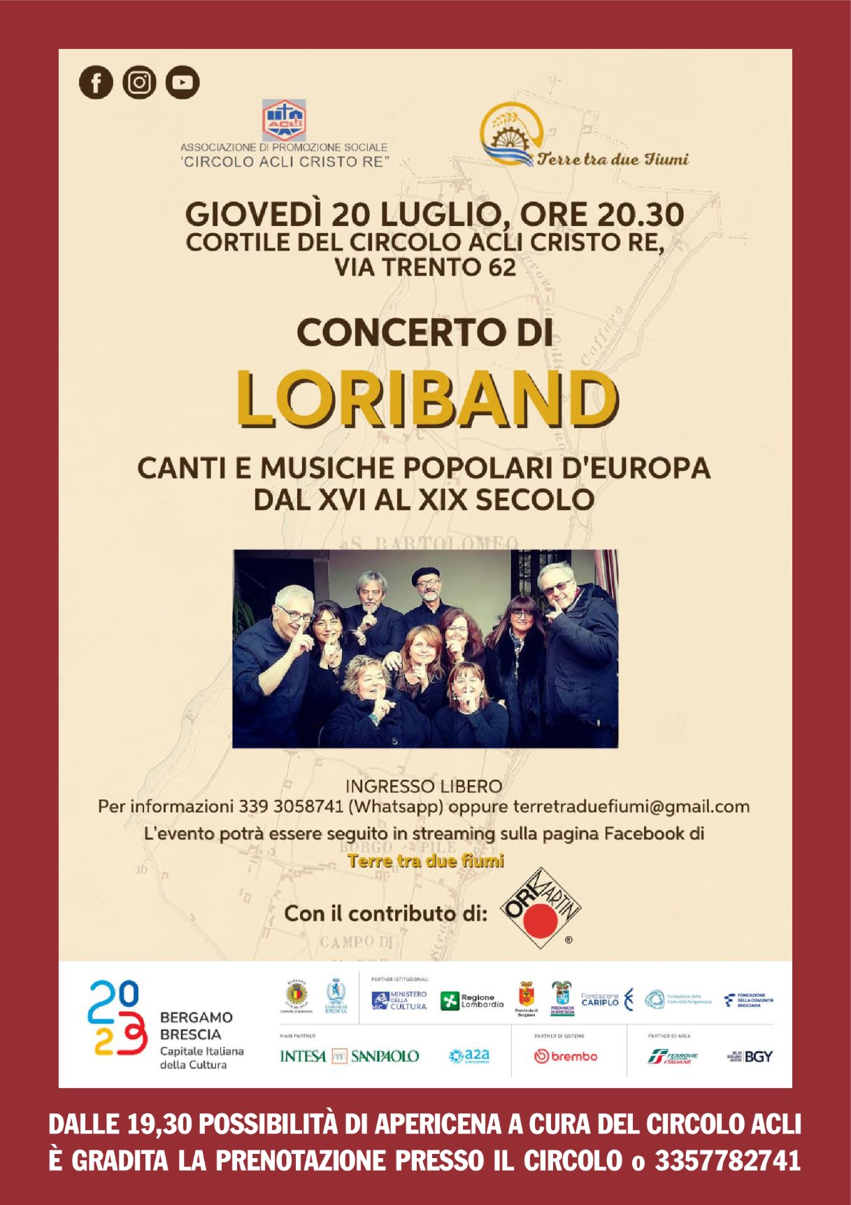 Loriband 20lug aper rid