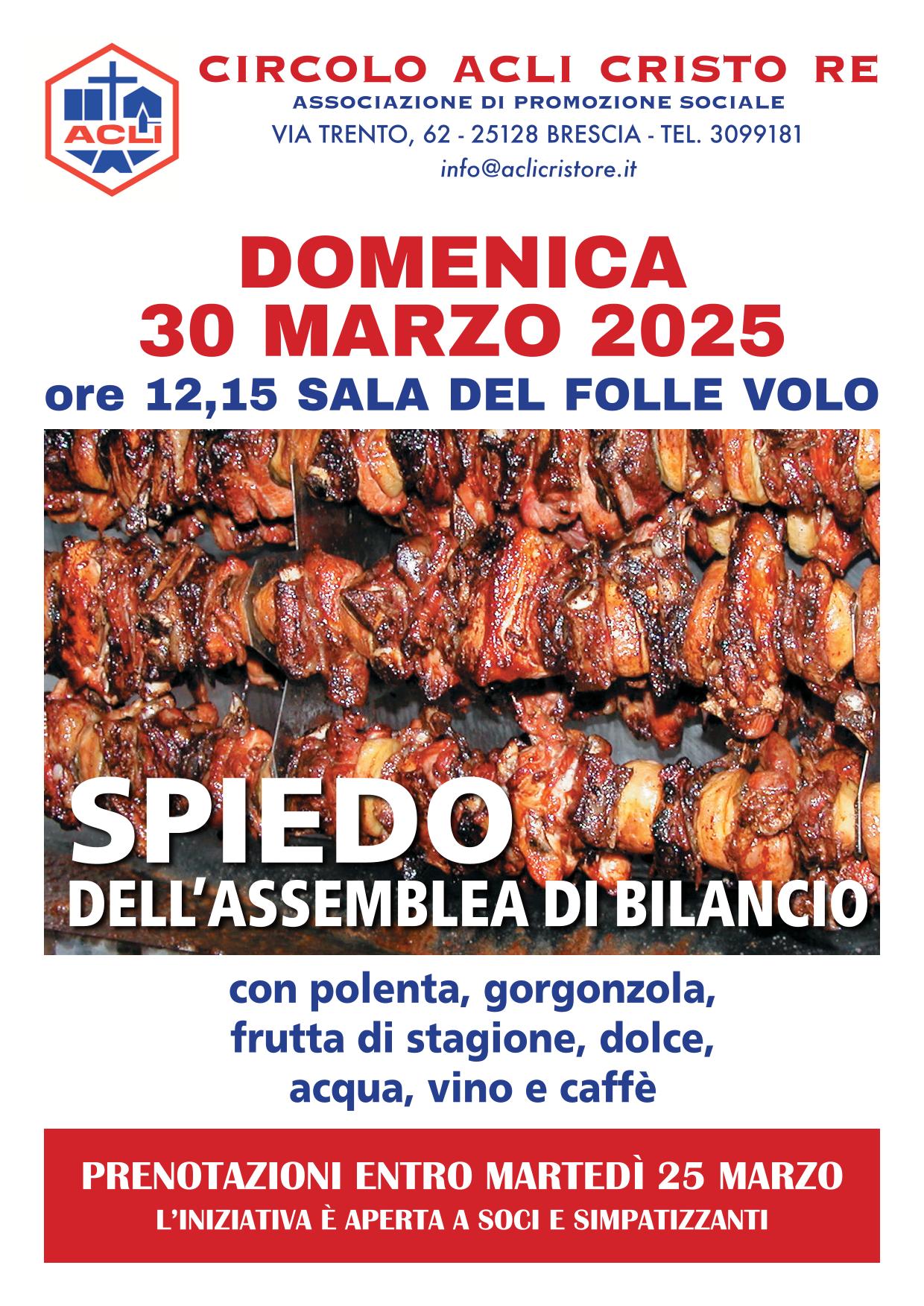 Spiedo BILANCIO