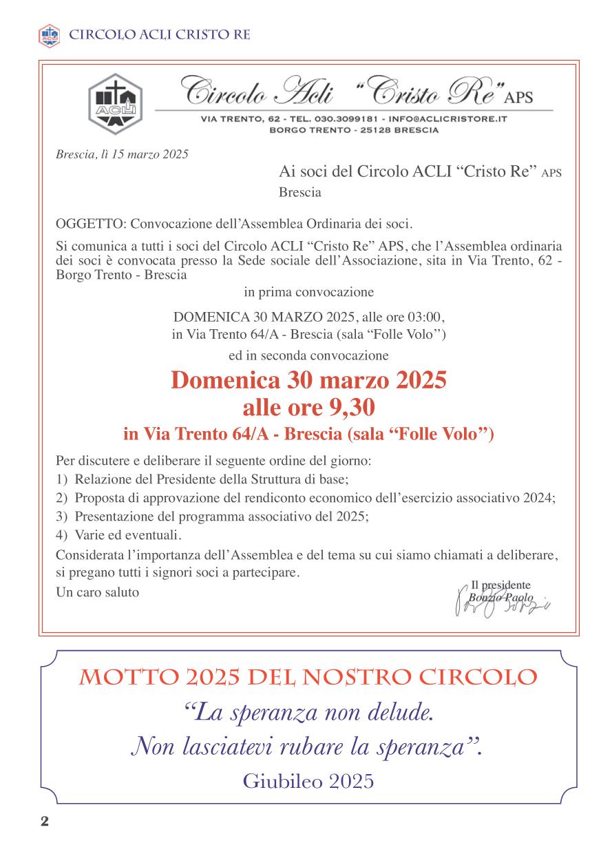 assemblea dei soci circolo 1